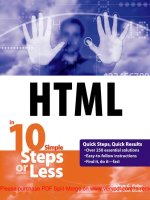 HTML in 10 Steps or Less- P1 doc