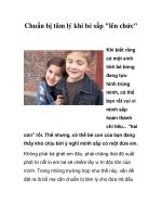 Chuẩn bị tâm lý khi bé sắp 