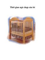 Thời gian ngủ chợp của bé docx