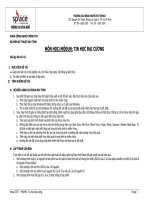 Môn học/Môđun: Tin học đại cương (Bài tập lớn số 02) ppt