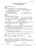 TRẮC NGHIỆM VẬT LÝ 9