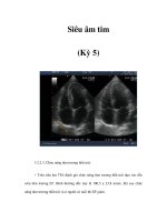 Siêu âm tim (Kỳ 5) pdf