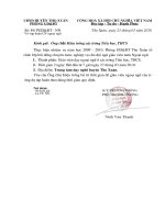 Công văn về tập huấn GV môn Ngoại ngữ