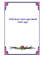 Thiết bị lọc nước mặn thành nước ngọt docx