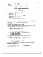 Ngữ pháp tiếng nhật cơ bản   kèm giải thích ngữ pháp