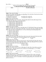 Kiem tra trac nghiem Dai so 9 Bai- Giai bai toan bang cach lap he phuong trinh