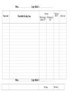 Sổ KHSD thiết bị