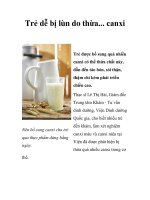 Trẻ dễ bị lùn do thừa... canxi pdf