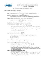 Đề ôn tập luyện thi đại học , cao đẳng môn toán - đề số 2 ppsx