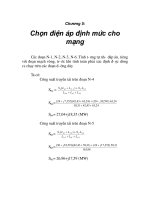 đồ án môn học mạng lưới điện, chương 5 pptx