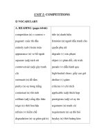 Giáo án Tiếng anh lớp 11 - UNIT 5: COMPETITIONS docx
