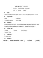 Giáo án Anh văn lớp 11 - Unit 11 - Period 91 pps