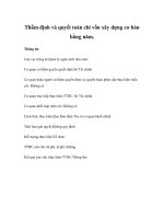 Thẩm định và quyết toán chi vốn xây dựng cơ bản hằng năm. ppsx