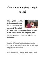 Con trai của mẹ hay con gái của bố pptx