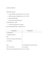 Giáo án Toán lớp 2 - LUYỆN TẬP CHUNG potx