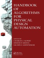 Handbook of algorithms for physical design automation part 1 doc