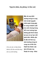 Nguyên nhân, dự phòng và tầm soát ppsx