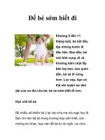 Để bé sớm biết đi ppsx