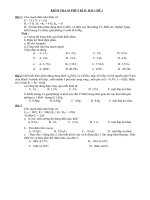 Đề kiểm tra vật lí lớp 11 - đề 3 doc