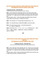 de - dap an MTCT thang9 nam 2010