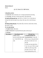 Các thao tác cơ bản trên bảng