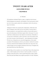 LUYỆN ĐỌC TIẾNG ANH QUA CÁC TÁC PHẨM VĂN HỌC –TWENTY YEARS AFTER ALEXANDRE DUMAS CHAPTER 64 docx