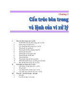 Giáo trình vi điều khiển - Chương 2 pot