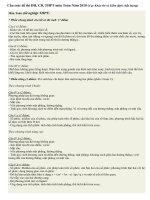 cấu trúc đề thi Toán TNTHPT TSĐH 2010