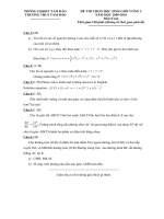 Đề thi và đáp án HSG Toán 9