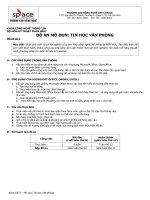 Đồ án Mô đun: Tin học văn phòng (Đồ án số 02) ppt