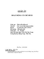 tao hinh : ve mat nuoc ao ho- ga pp o thu vien violet