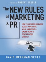 Praise for The New Rules of Marketing and PR pps