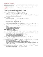 Đề ôn tốt nghiệp Toán_2010 số 2