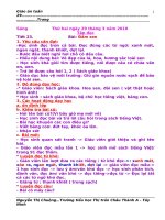 Giáo án lớp 1. tuần 29/ 2 buổi ( CKTKN)