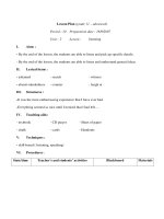 Giáo án Anh văn lớp 11 - Unit 2- Period 10 pptx