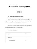 Khám chấn thương sọ não (Kỳ 2) ppsx
