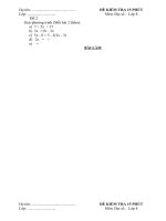 kt 15 phút Dại 8_tuàn 26