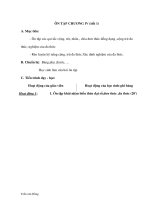 Đại số 11 - ÔN TẬP CHƯƠNG IV (tiết 1) ppt