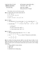 ĐỀ THI HSG LỚP 9 NH 2009-2010