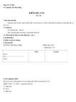 kiem tra van 8 tuan 30