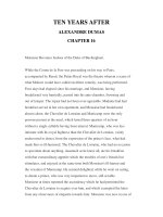 LUYỆN ĐỌC TIẾNG ANH QUA CÁC TÁC PHẨM VĂN HỌC –TEN YEARS AFTER ALEXANDRE DUMAS CHAPTER 16 ppsx