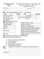 Đề thi các môn ít tiết 04-05