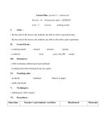 Giáo án Anh văn lớp 11 - Unit 2- Period 13 ppt