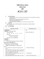 Thiết Kế Bài Giảng Toán 2 CKTKN Tuần 16