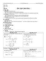 Ôn tập chương đạo hàm