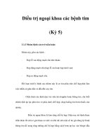 Điều trị ngoại khoa các bệnh tim (Kỳ 5) ppt