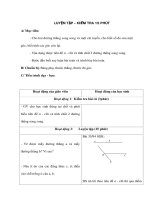 Hình học 11 - LUYỆN TẬP - KIỂM TRA 15 PHÚT doc