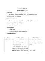 Anh văn 7 - Unit fifteen: Going out - Phần 2 pot