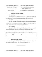 KỲ THI HỌC SINH GIỎI CẤP TỈNH THỪA THIÊN - HUẾ LỚP 9 THCS NĂM HỌC 2004-2005