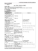 Tiết 57Bài 6 Cộng trừ đa thức